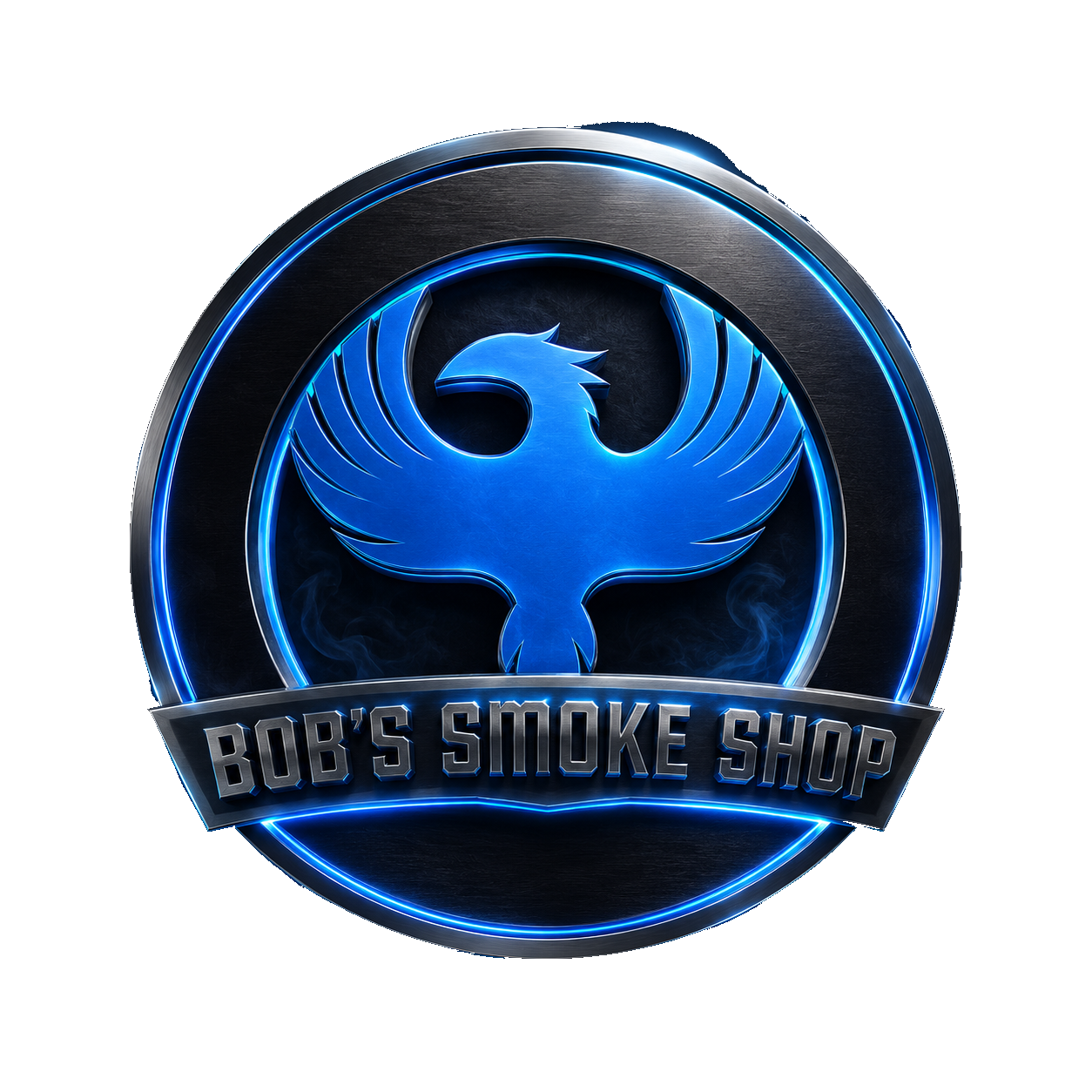 Bob's Smoke Shop 3D logo